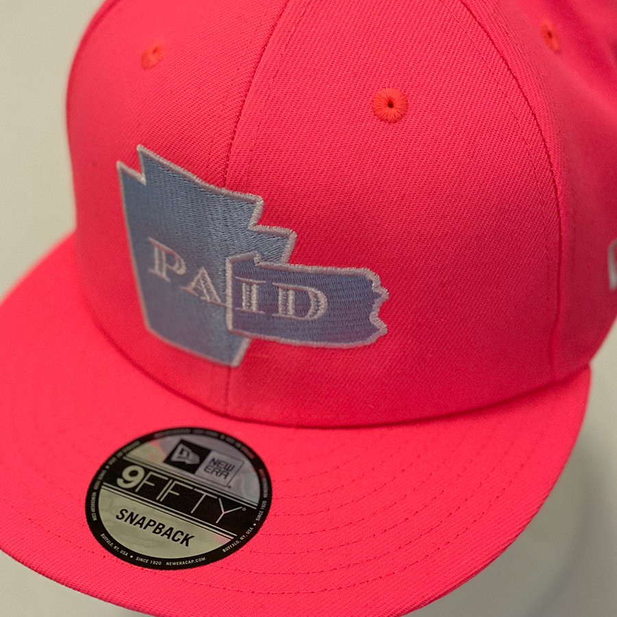 Teal/Pink New Era Low Profile 9FIFTY Snapback Hat
