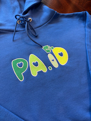 PAid | ROYAL BLUE/ GREEN Love PA Embroidery Hoodie