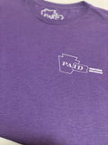 PAid Logo T-Shirts UNISEX | HEATHER PURPLE