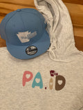 PAid | Light Grey Love PA Embroidery Hoodie