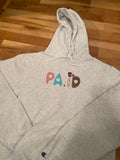 PAid | Light Grey Love PA Embroidery Hoodie