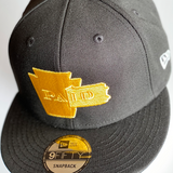 PAid Black / Gold  New Era 9 Fifty Snapback 