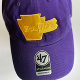 PAid Purple/Gold ‘47 Brand Adjustable Hat