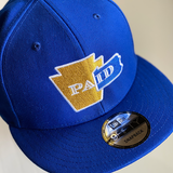 PAid Blue / Metallic Gold New Era 9 Fifty Snapback